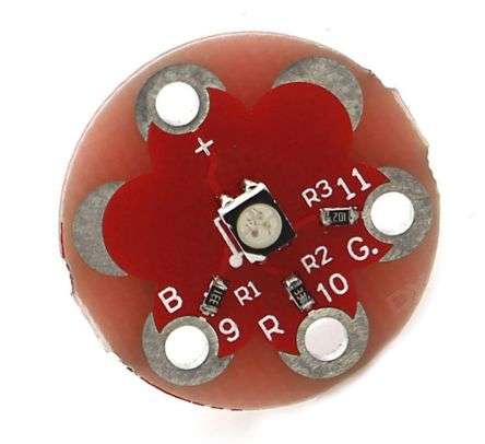 WEARABLE 3528 RGB LED MODULE fOR LILYPAD RED MD0308