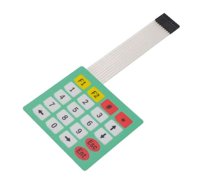 20 KEYS MEMBRANE KEYBOARD 185X85X3mm MD0431