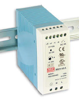 POWER SUPPLY D/R I=220 O=5 10A 60W MDR-60-5