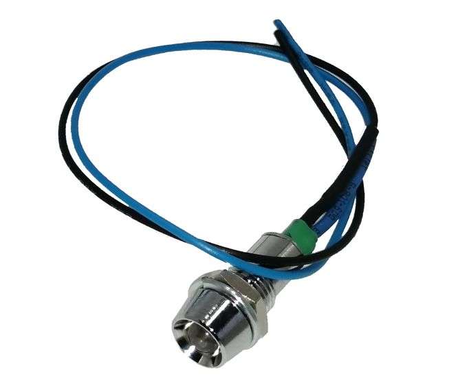 8MM LED INDICATOR 24VDC CLEAR BLUE ME22-004-024BL