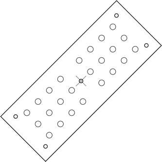 PERSPEX PLATE #1/3 FOR TIP DISPLAY MED02-01-P1
