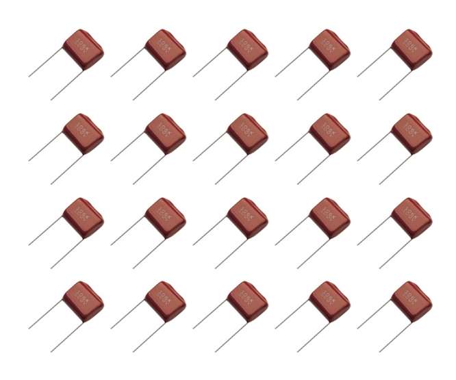 POLYESTER FILM CAPACITOR 100nF 630V P=10mm - 1K/BAG MEF0.1UF630V-K-P10