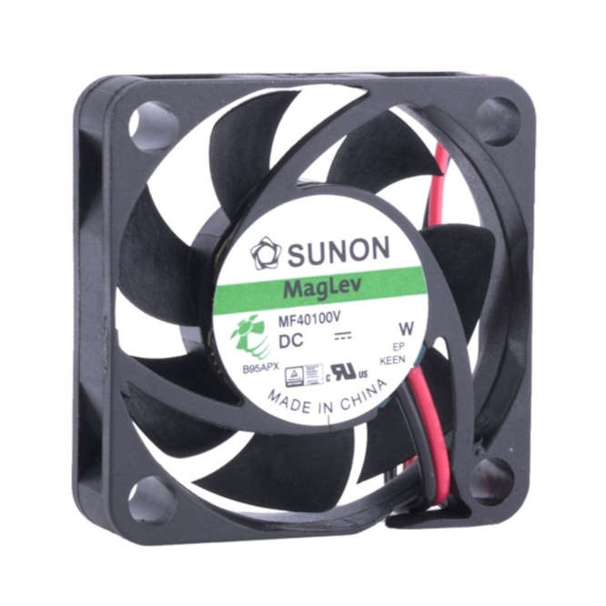 12VDC AXIAL COOLING FAN 40sqx10mm VAPO 8CFM LEAD MF40101V1-10000-A99
