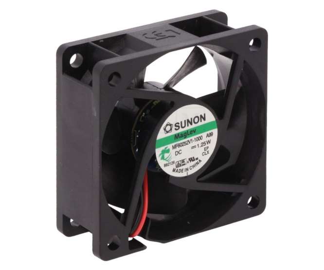 12VDC AXIAL FAN 60sqx25mm VAPO 23CFM LEAD MF60251V1-10000-A99
