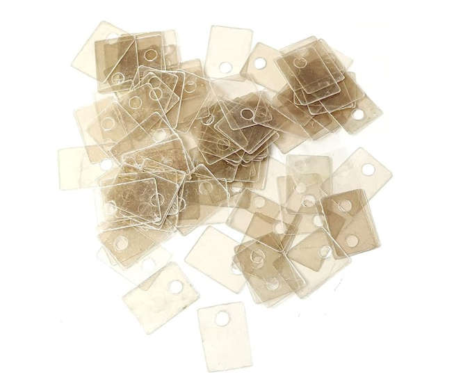 FLAT MICA WASHER CLEAR TO220 13x18mm- 1K/BAG 170638