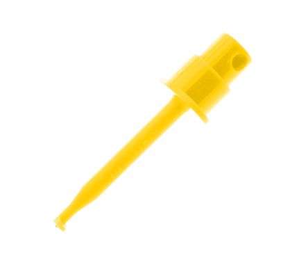 HOOK TYPE TEST CLIP YELLOW 250VAC 1A 55mm MJ-032-YL