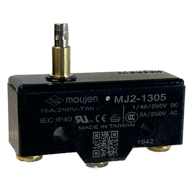 LARGE MICRO LIMIT SWITCH SPDT ON-MOM PIN PLUNGER 20A 250VAC MJ2-1305