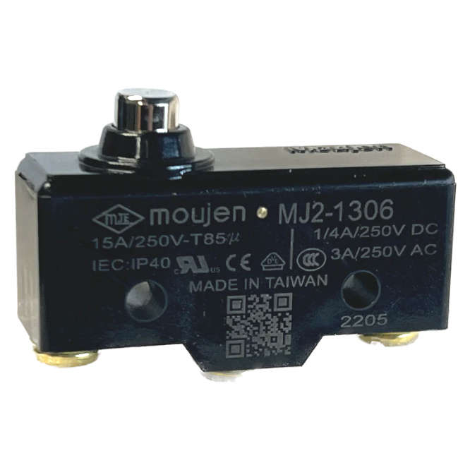 LARGE MICRO LIMIT SWITCH SPDT NO LEVER SCREW 15A 250V MJ2-1306