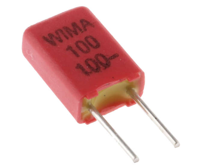 POLYESTER FILM CAPACITOR 68nF 100V P=7.5mm 68nF 100=MKS3
