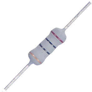 RESISTOR 2W ROUND M/O 5% 300K MOF200-300K-BP