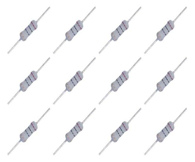 RESISTOR 2W ROUND M/O 5% 180E - 200/BAG MOF200-180E-J-BP