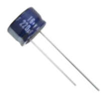 CAP ELEC RAD 100uF 6.3V MN  E.CAP 100UF6V3 *D*