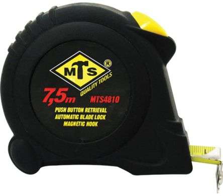 TAPE MEASURING 7.5M SOFT GRIP WITH AUTOLOCK MTS4810 *A*