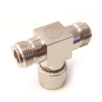 ADAPTER N-PLUG TO 2X N-SOCKET T-JUNCTION N-KJK