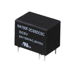 RELAY SPDT 1A 5VDC RECT 5PIN N4100F-2CSDC5V0.36