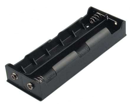 BATTERY HOLDER 6xD CLIP BK === N6161