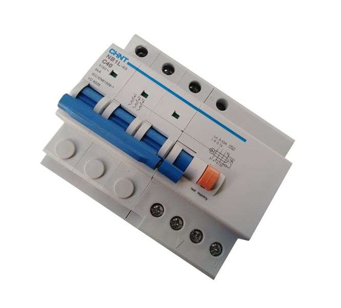 EARTH LEAKAGE UNIT 3P+N 40A 30MA 6KA NB1L-40-3P+N-C40-30mA-6KA
