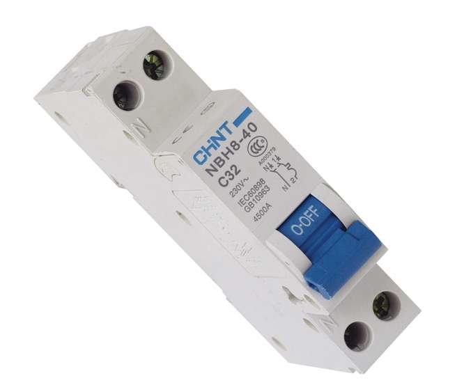 MINI CIRCUIT BREAKER 16A 1P+N- 4.5KA GEYSER NBH8-40-116