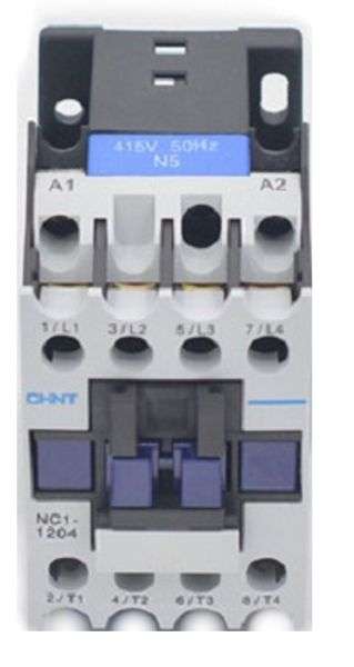 AC CONTACTOR 12A 400VAC COIL 4POLE N.O. NC1-1204-Q