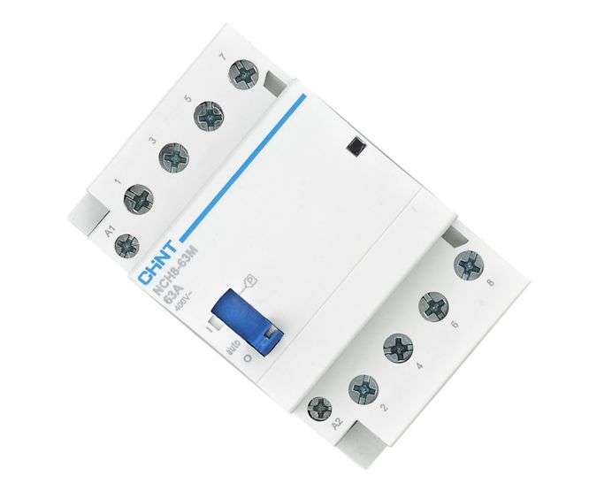 MANUAL CONTACTOR MODULAR 4P 2NO 2NC 63A 240V-COIL NCH8-63M/22-AC240-50