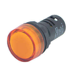 PILOT LAMP RND D22 240V ORANGE ND16-22BS/240O