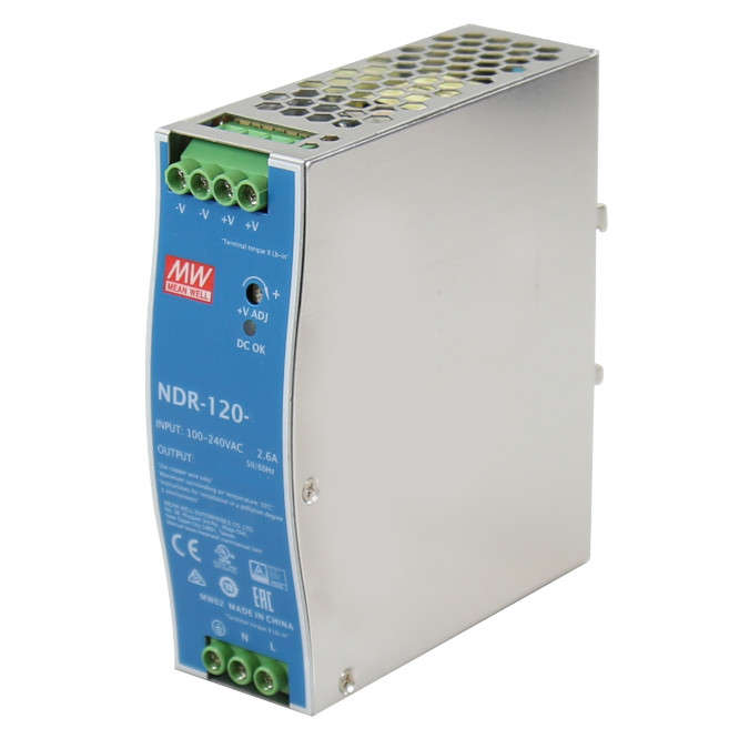 POWER SUPPLY D/R I=220 O=48V 2A5 120W NDR-120-48