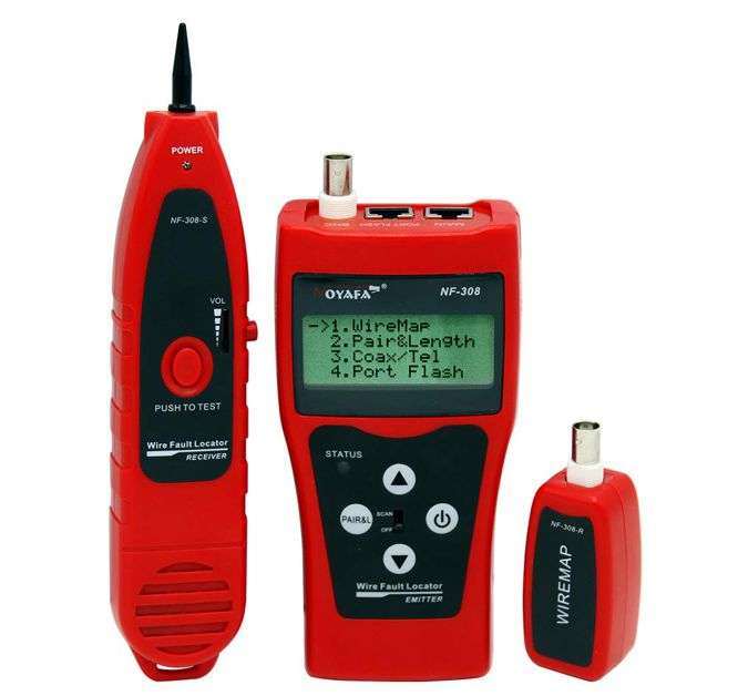 DIGITAL NETWORK TESTER TONE/PROBE WITH LCD DISPLAY NF-308