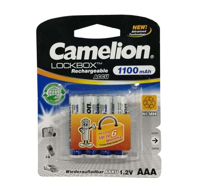 AAA BATTERY Ni-MH 1.1AH - PRICE PER 4/PCS  NH-AAA1100LBP4 (MEC)