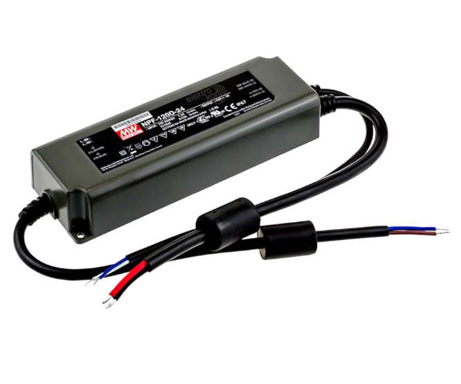 POWER SUPPLY ENCL. LED DRIVER I=220 O=14.4-24 5A 120W NPF-120D-24