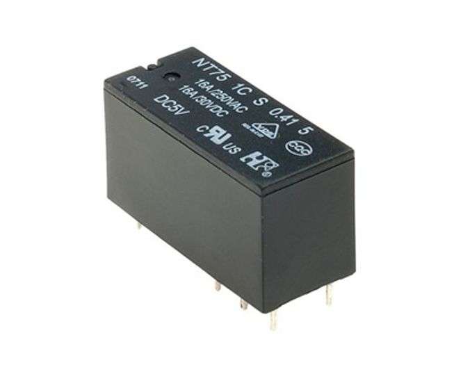 RELAY SPDT 12A 5VDC 0.41W RECT 8PCB NT75-1CZ12DC5V0.413.5