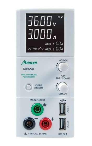 DIGITAL BENCH POWER SUPPLY 1-36V 0.25A-3A NTP-5631