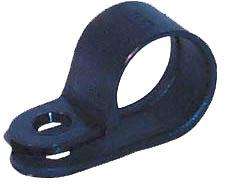 CORNER P-CLIP FOR CABLES 17.5mm H10P-HS-BK-C1