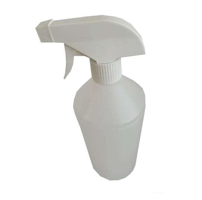 EMPTY PLASTIC SPRAY BOTTLE 1LT CLEAR TRIGGER P002