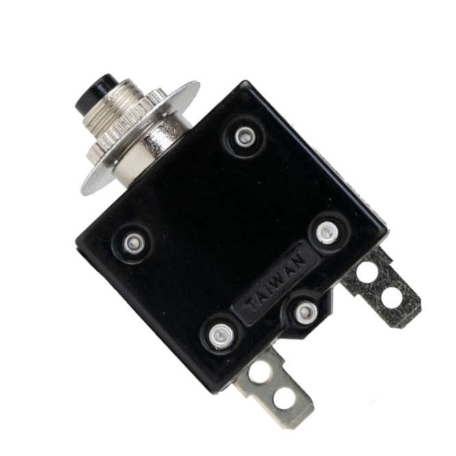 MINI CIRCUIT BREAKER P/MNT 250VAC 12A M11 RND NUT P6708F (12A)