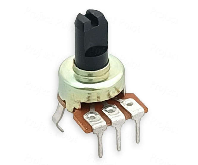 POTENTIOMETER S/T LIN PCB 16MM 10K L=10mm SHAFT P6836BBA
