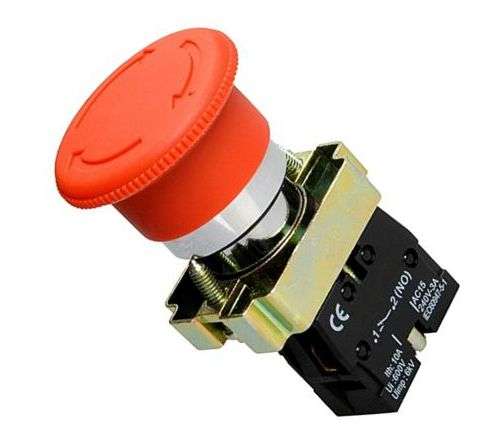 22mm EMERGENCY STOP RESET RETURN PUSH BUTTON NO PB-ADP2-BS541