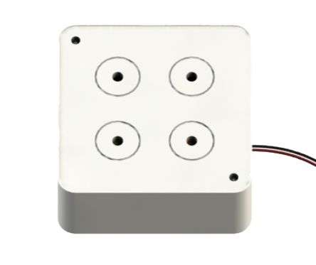 PIEZO SIREN DUAL-TONE 12VDC 105.5x105.5 PB10610645-TCC12W