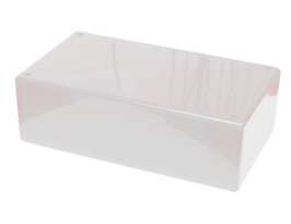 ABS ENCLOSURE MOLDED WHITE 197x114x 62 S50-WHITE WITH RIBS