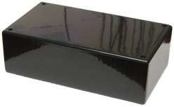 ABS ENCLOSURE MOLDED BLACK 197x114x 62 S50A-BLK RIBLESS