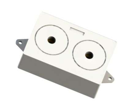 PIEZO SIREN DUAL-TONE 12VDC 2-HOLE 84x54 XPB8555-26.28T12W