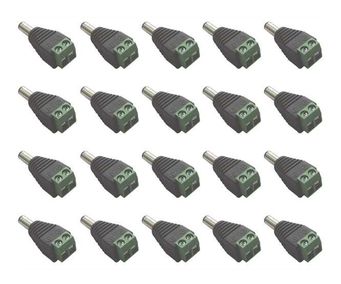ADAPTOR DC-POWER 2.1MM SOCKET TO SCREW TERM -100P/BAG PC102