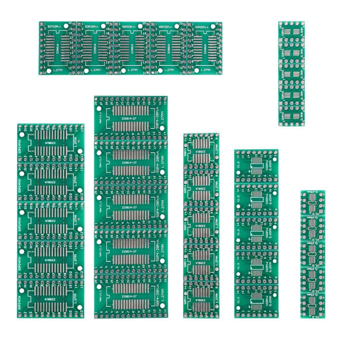 ASSORTMENT OF PCB CONVERTER BOARDS 35PCS/KIT SMD-DIL/SIP PCB-CONV-2