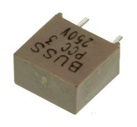 RADIADL LEADED PCB MOUNT FUSE 3A 250VAC PCC-3-R