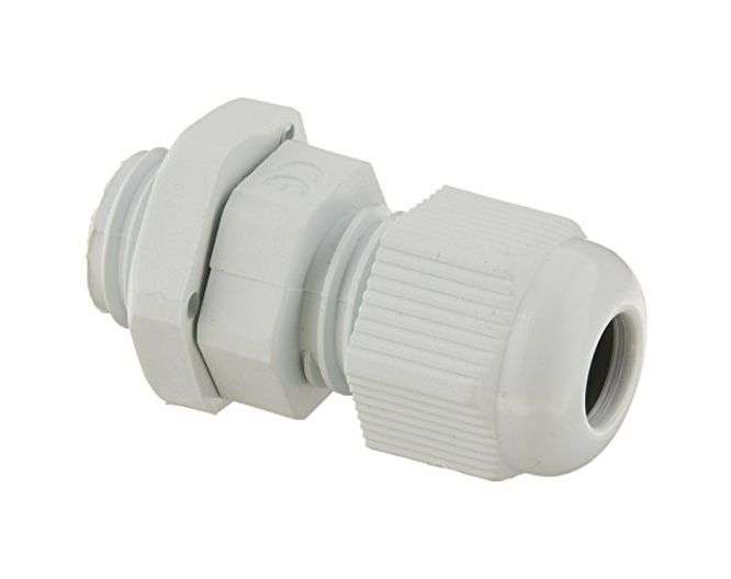 WHITE COMPRESSION GLAND PH=12.5mm CAB=3-6.5mm - DEBULK PG7-WT