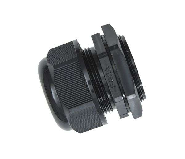 BLACK COMPRESSION GLAND PH=48mm CAB=22-32mm PG36-BLK