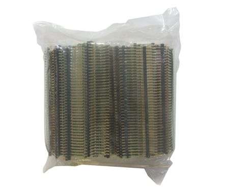 HEADER SIL STR 40W 2.54 TH=12 BRASS PLATED GOLD - 200P/BAG 2.54-1