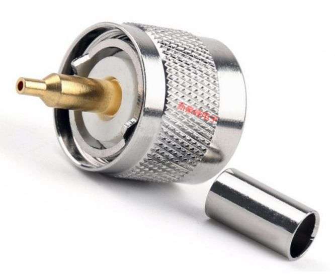 UHF PLUG CRIMP & SOLDER for 5mm COAX M5500H