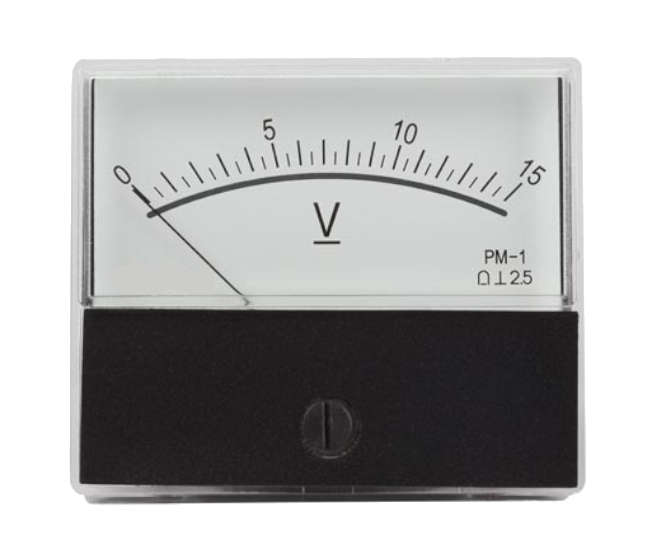VOLTMETER 15VDC F=60x71 P/M CZ/DH-670