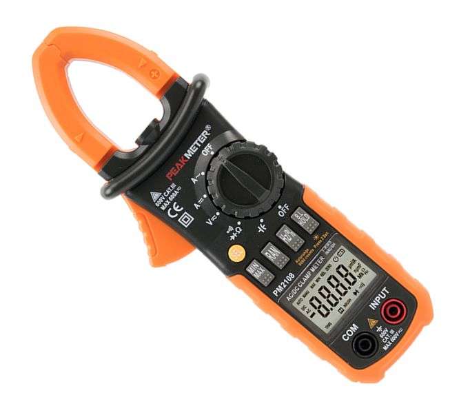 METER CLAMP /TESTER AC;DC;A;R;F;Hz  PM2108 / 190519