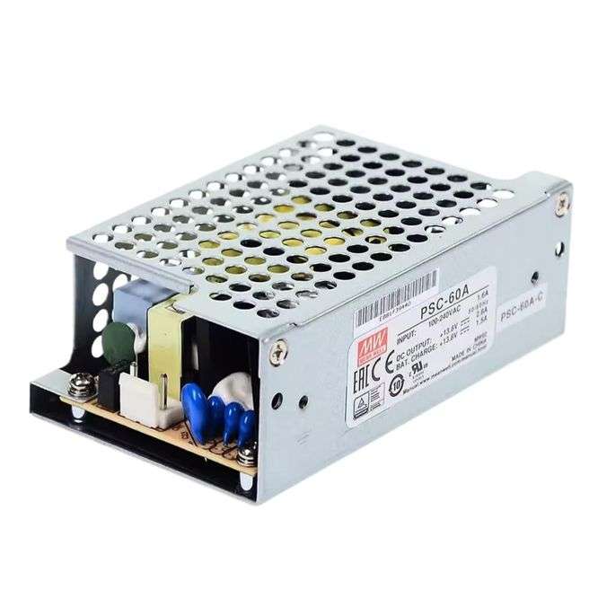 POWER SUPPLY ENCL I=220V O=13.8V 2A8 60W PSC-60A-C